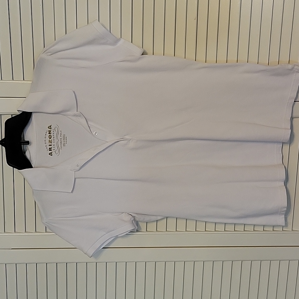 Arizona White Polo Shirt, size XL